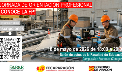 Jornada de Orientación Profesional ¡Conoce la FP! 18 de mayo de 2026 de 18:00 a 20:00